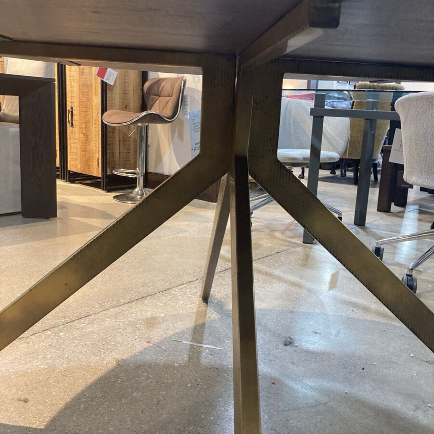 Bloomhome Carter Wooden Iron Round Dining Table - image-8