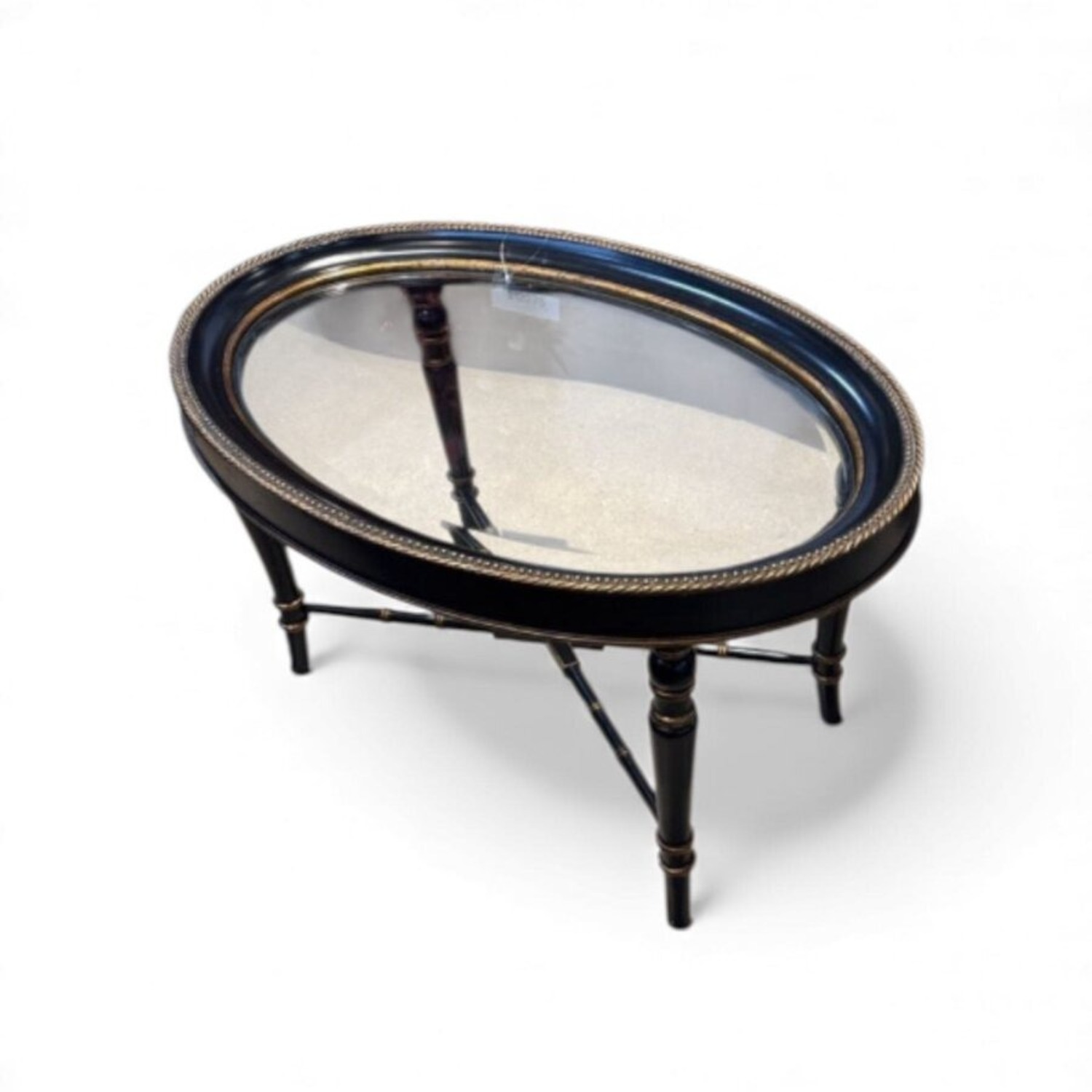 Mindi Antique Oval Coffee Table - image-0