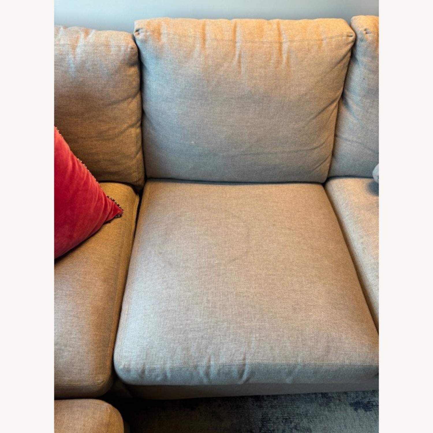 Room & Board Metro Light Gray Fabric 3+ Piece Sectional - image-6