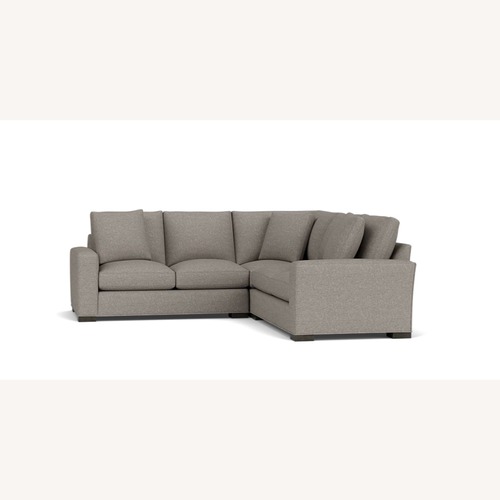 Used Room & Board Metro Light Gray Fabric 3+ Piece Sectional  for sale on AptDeco