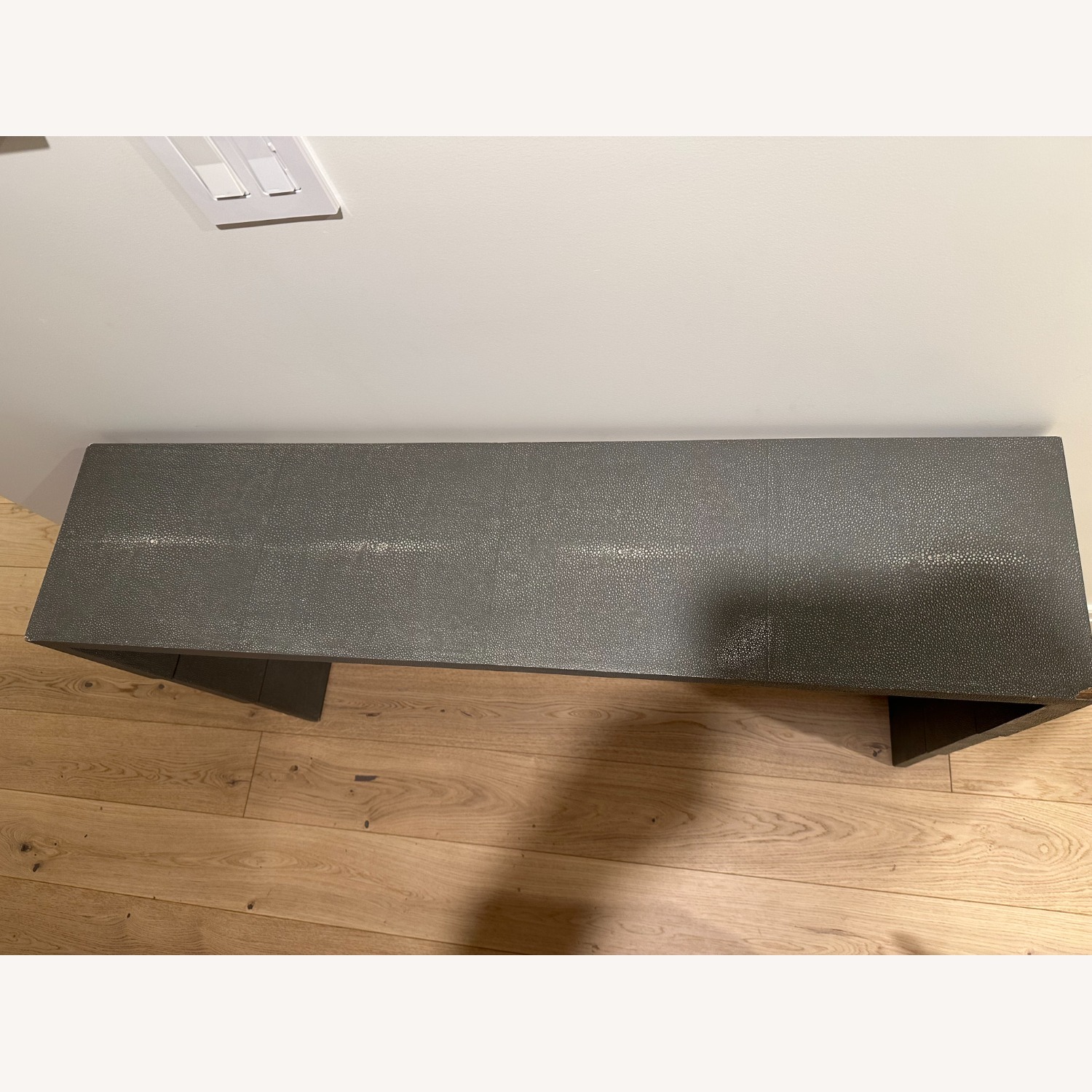 Lillian August Light Gray Side Table - image-1