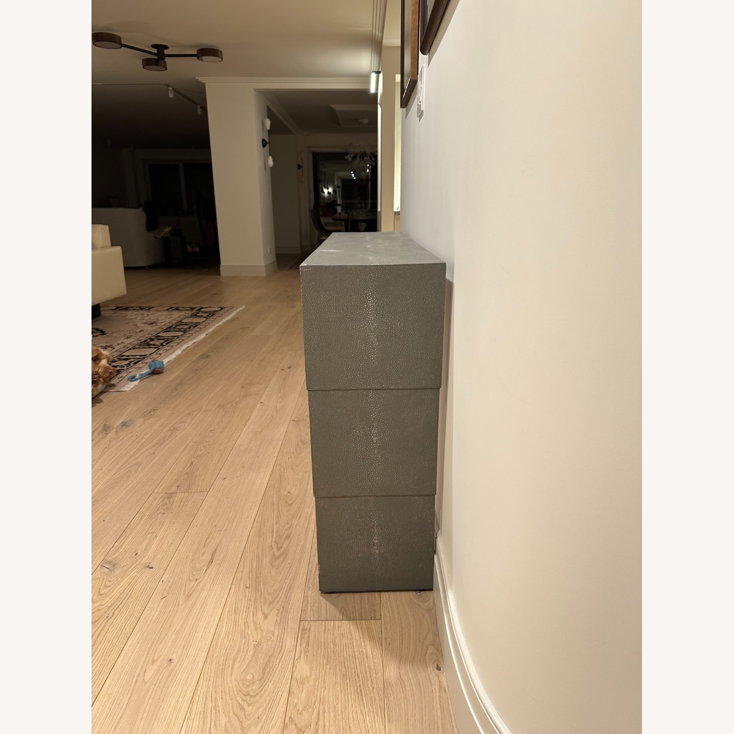 Lillian August Light Gray Side Table - image-2