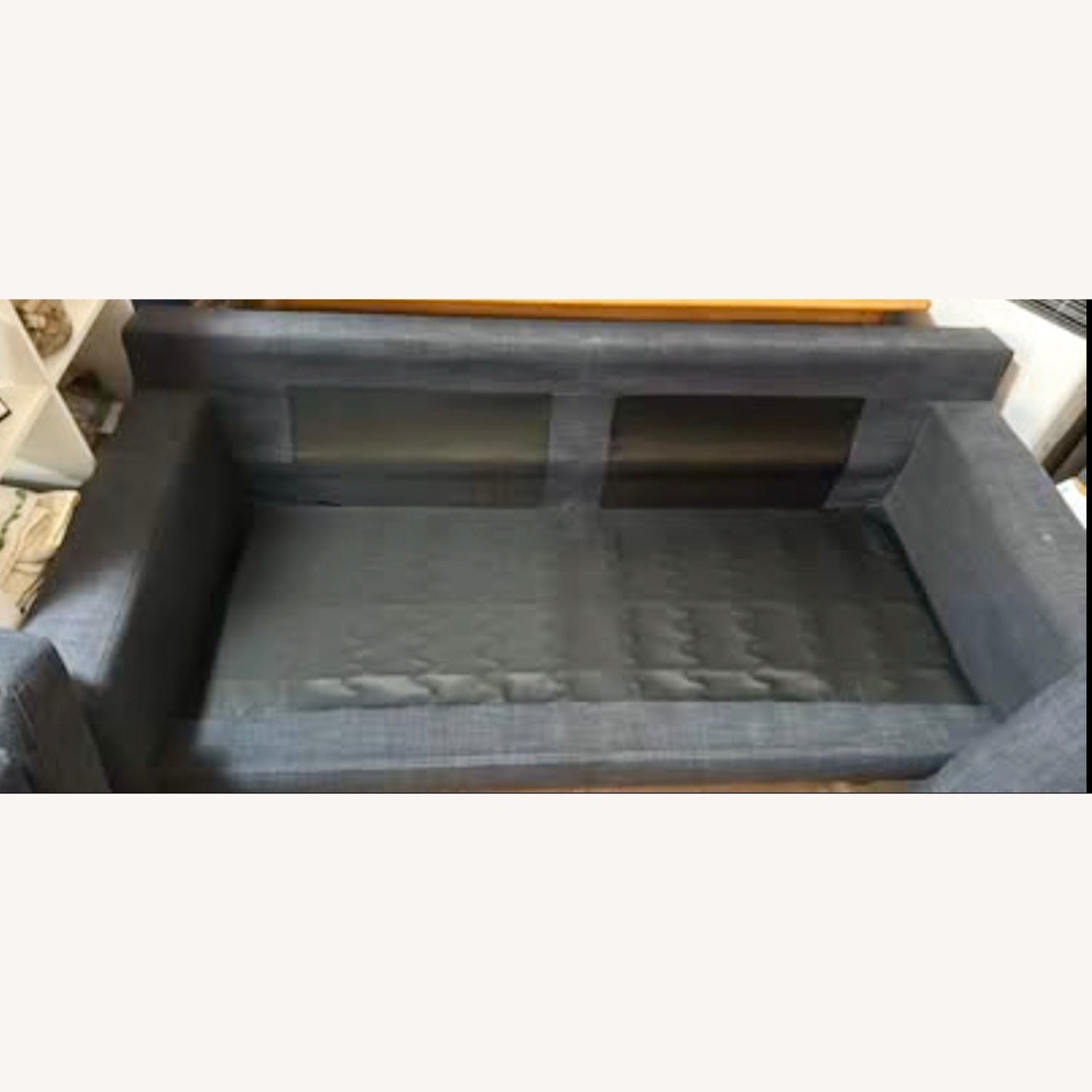 Blue Fabric 2 Seater Sofa - image-2