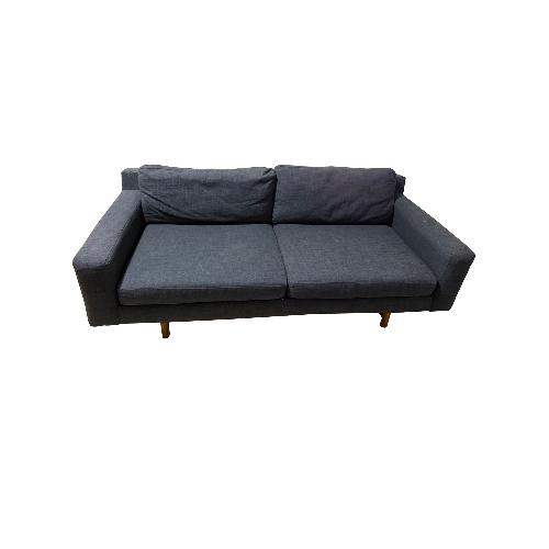 Used Blue Fabric 2 Seater Sofa for sale on AptDeco