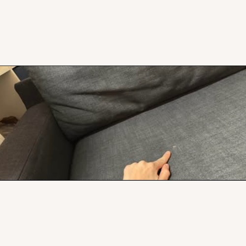 Used Blue Fabric 2 Seater Sofa for sale on AptDeco