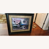 Cafe Scene Framed Art