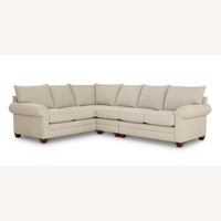 Bassett Natural Fabric 3+ Piece Sectional
