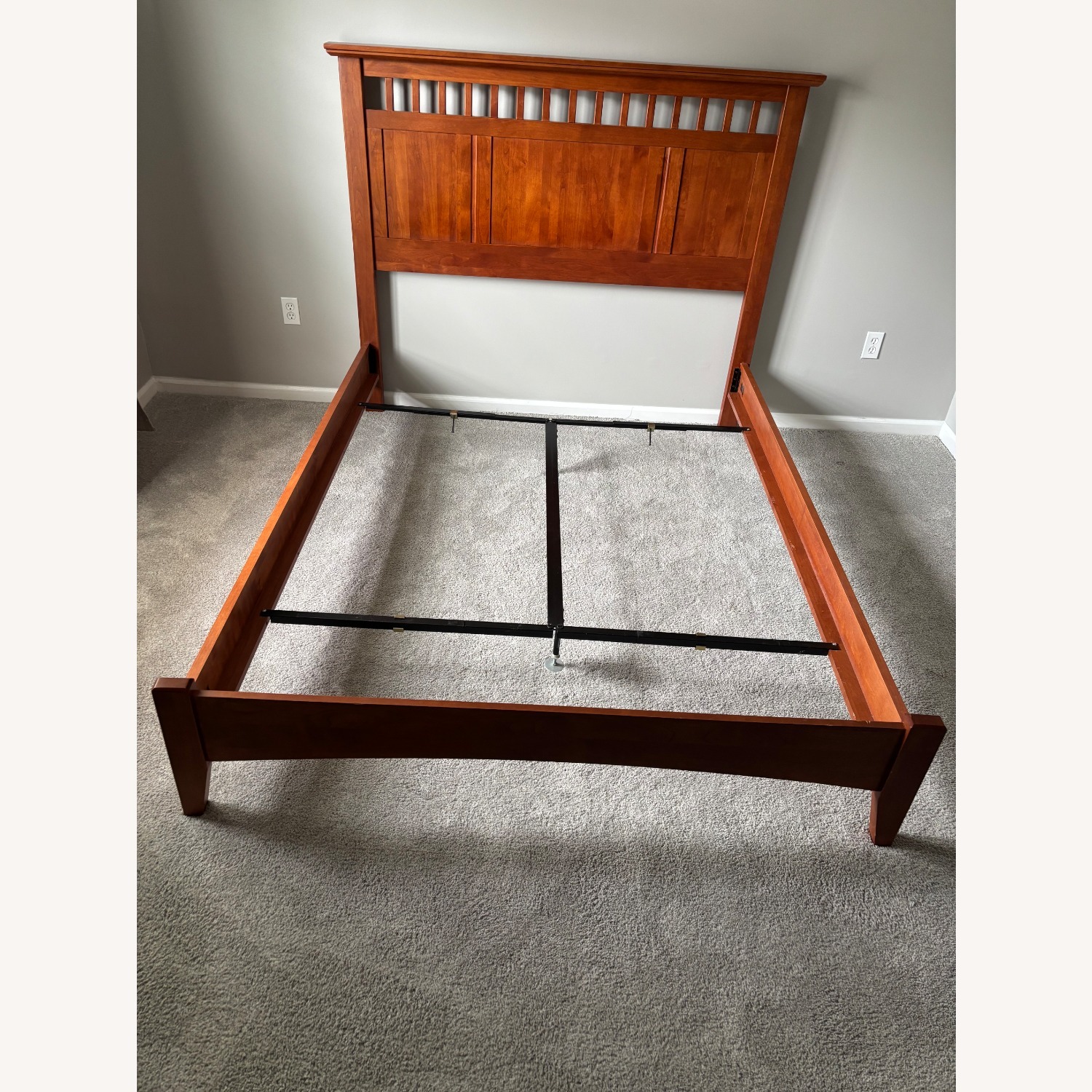 Maple Wood Queen Bed Frame - image-2