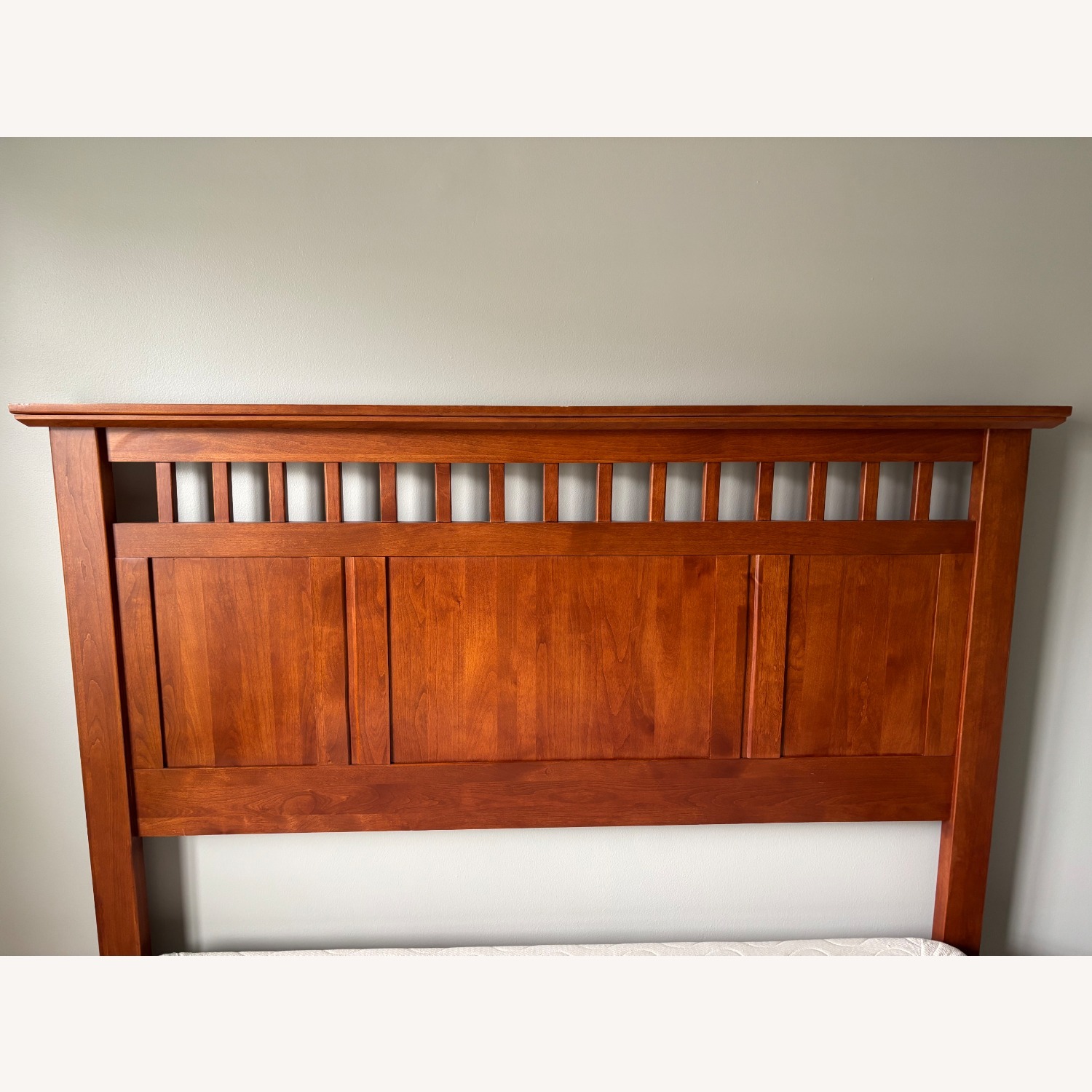 Maple Wood Queen Bed Frame - image-4