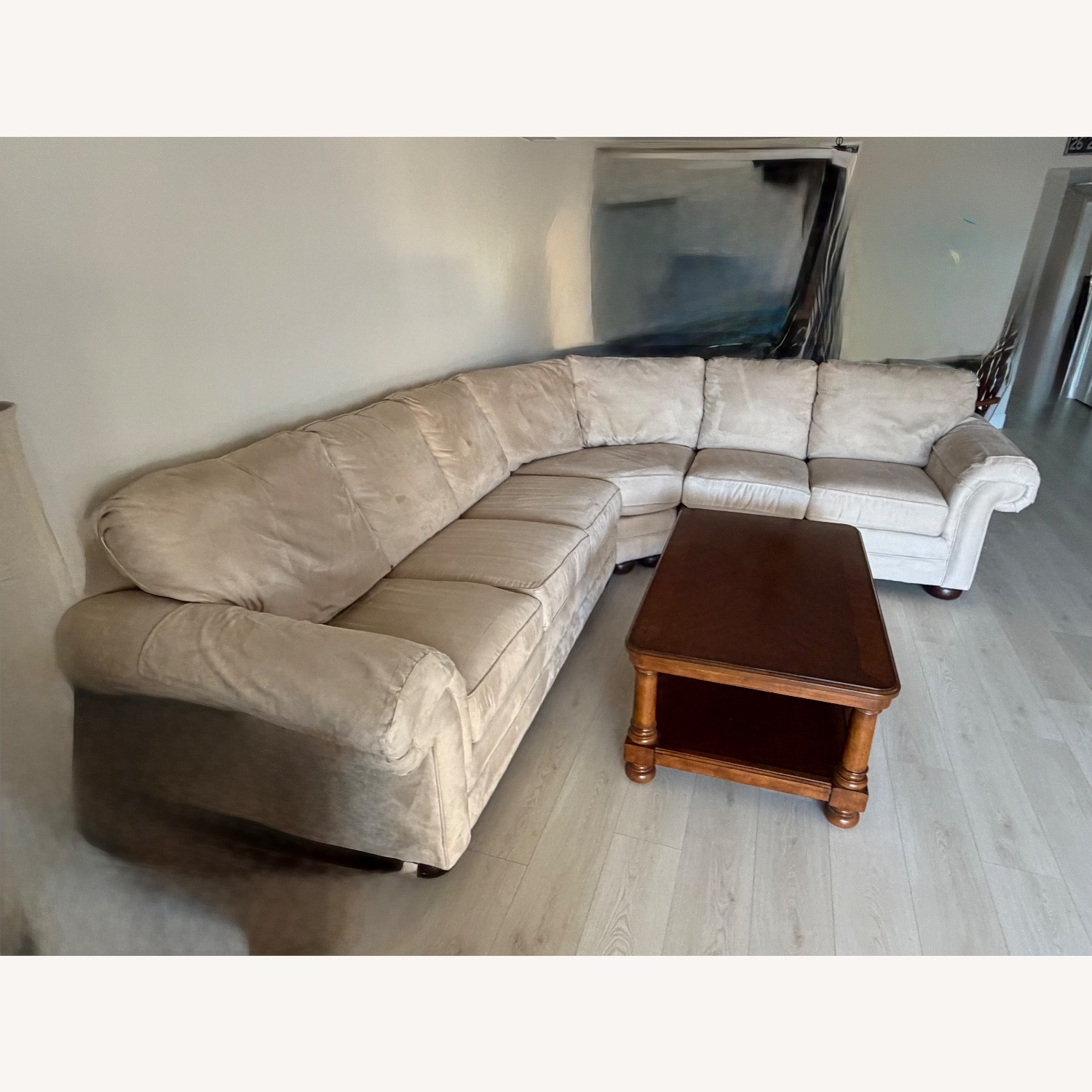 Bassett Dark Brown Coffee Table - image-2