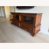 Bassett Dark Brown Wood Media Storage