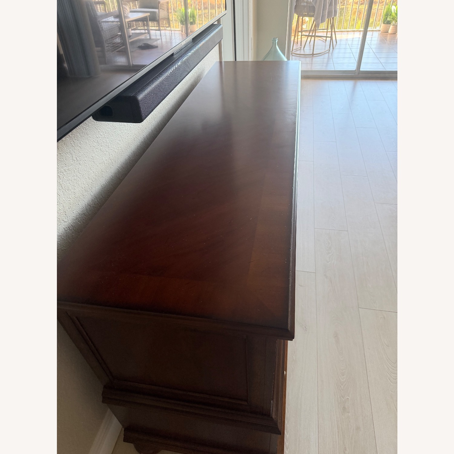 Bassett Dark Brown Wood Media Storage - image-4