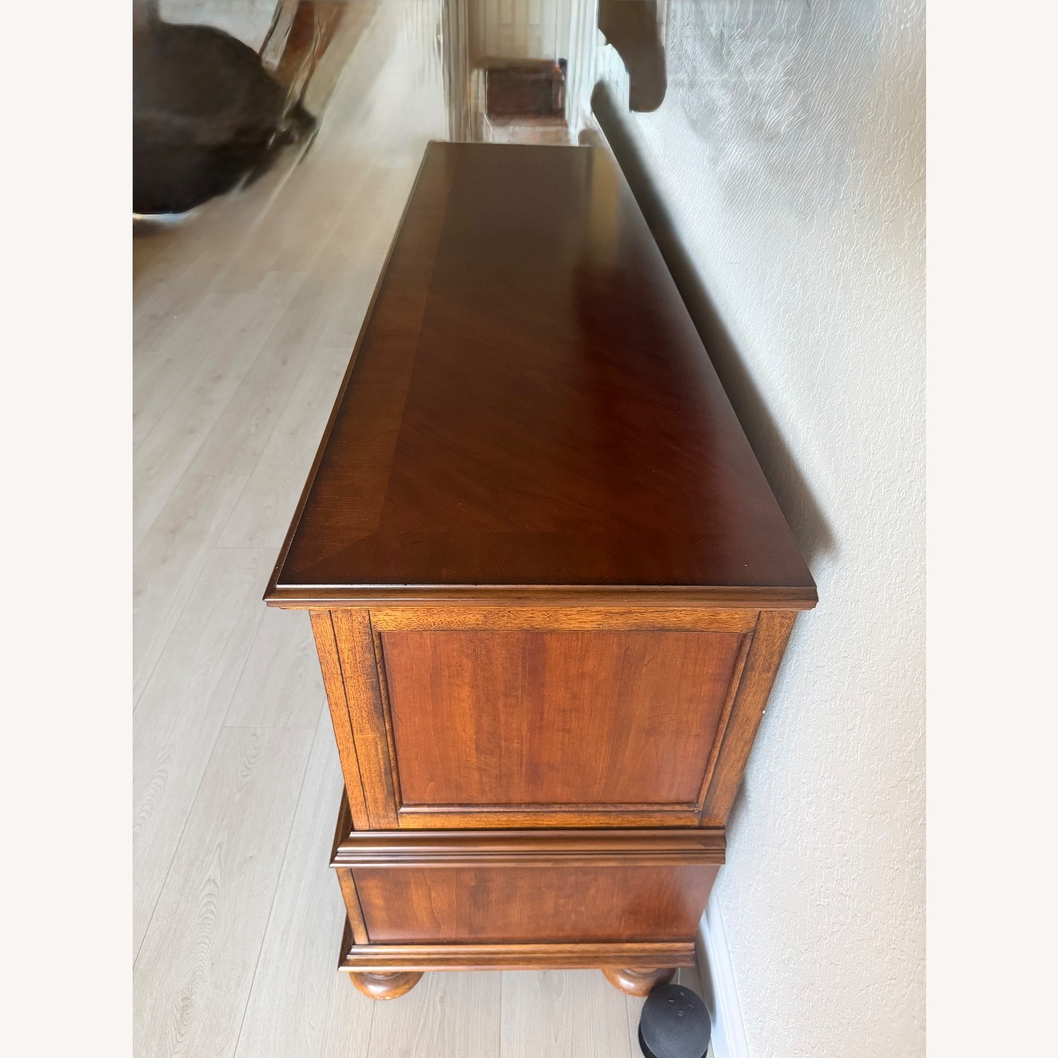 Bassett Dark Brown Wood Media Storage - image-2