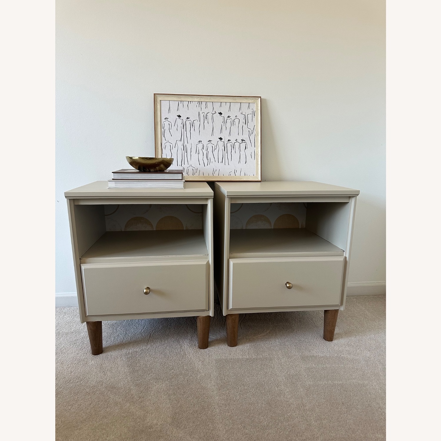 Pair of Mid Century Modern Nightstands - image-4
