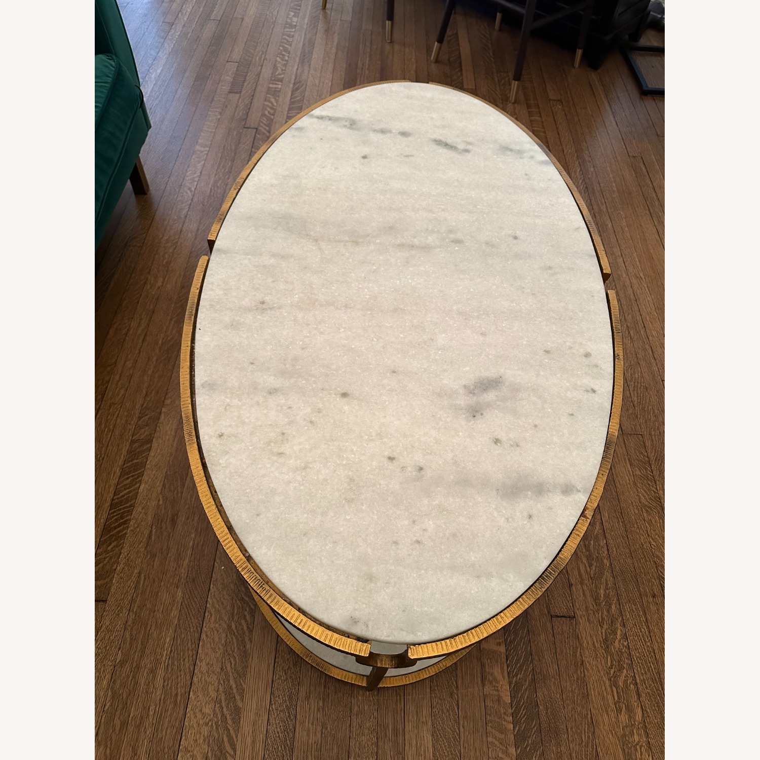 Oval Marble Coffee Table - image-3