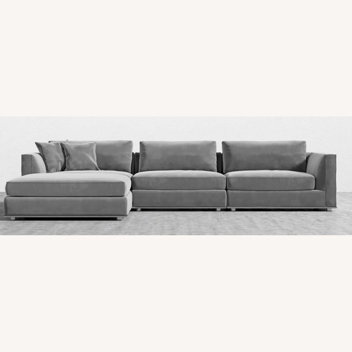 Used Rove Concepts Milo Dark Gray Fabric 3+ Piece Sectional for sale on AptDeco