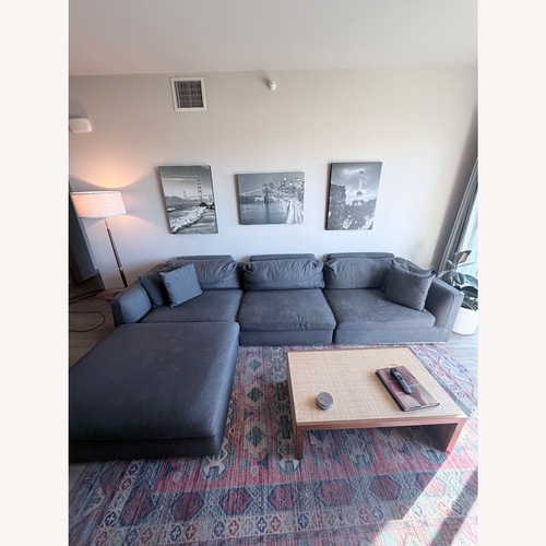 Used Rove Concepts Milo Dark Gray Fabric 3+ Piece Sectional for sale on AptDeco