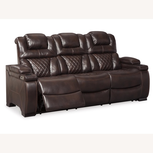 Used Ashley Furniture Warnerton Dark Brown 3+ Seater Sofa for sale on AptDeco