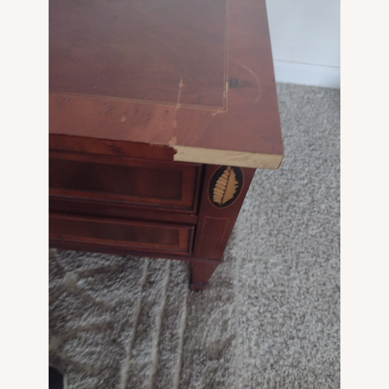 Dark Brown Coffee Table - image-3