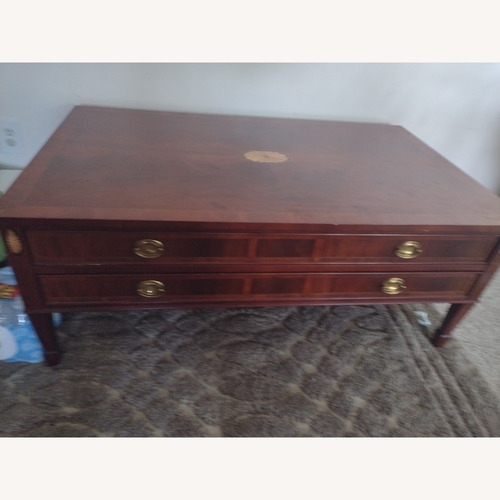 Used Dark Brown Coffee Table for sale on AptDeco