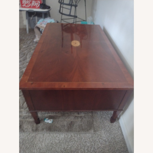 Used Dark Brown Coffee Table for sale on AptDeco