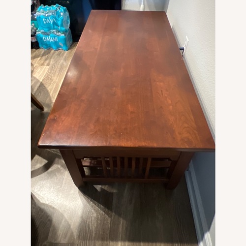Used Lexington Home Brands Dark Brown Coffee Table for sale on AptDeco