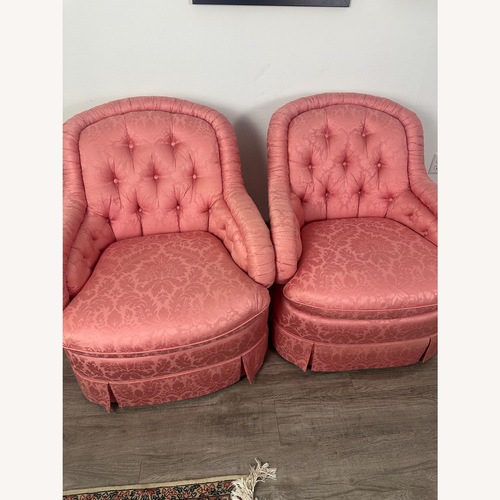 Used Baker Furniture Pink Armchair for sale on AptDeco