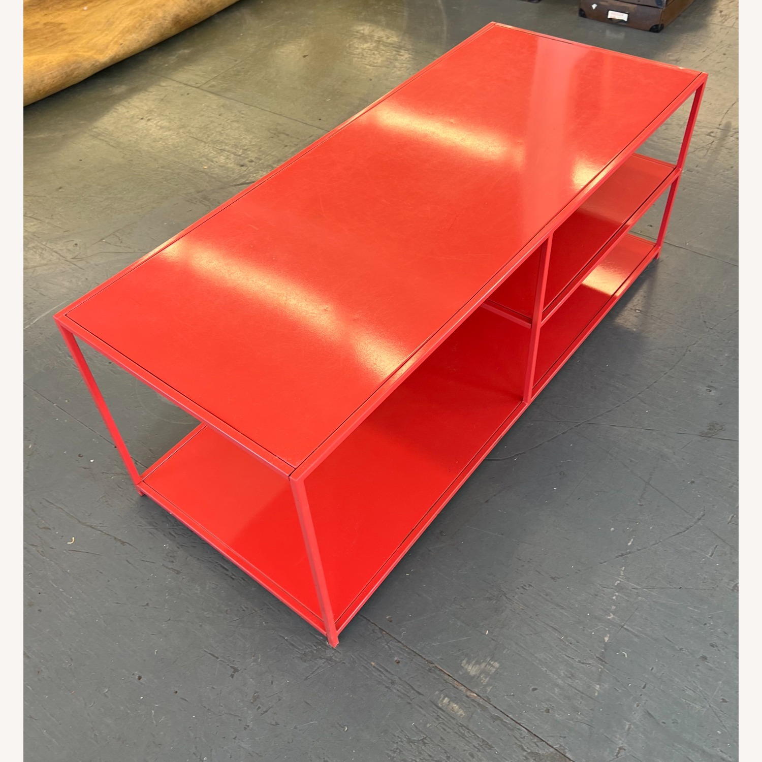 CB2 Mondrian Red Metal Media Storage - image-3