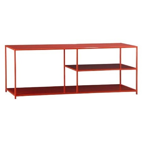 Used CB2 Mondrian Red Metal Media Storage for sale on AptDeco