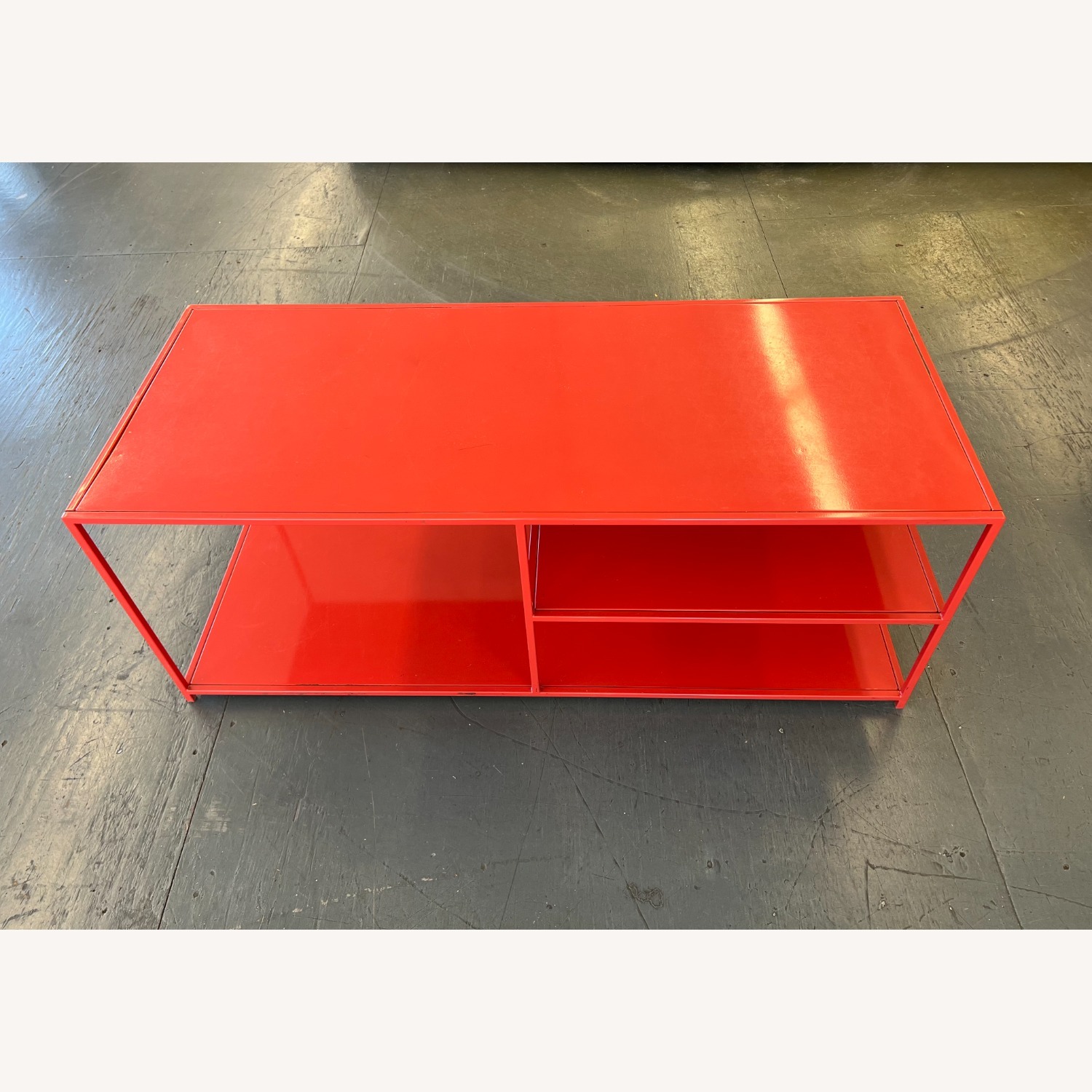 CB2 Mondrian Red Metal Media Storage - image-2