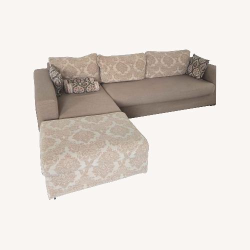 Used Light Brown Fabric 3+ Piece Sectional for sale on AptDeco