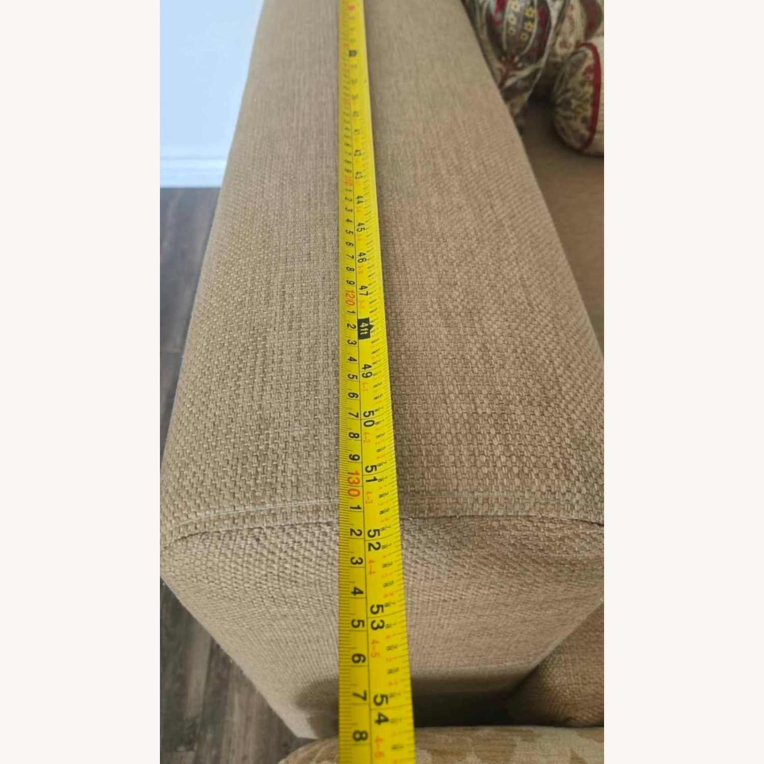 Light Brown Fabric 3+ Piece Sectional - image-3