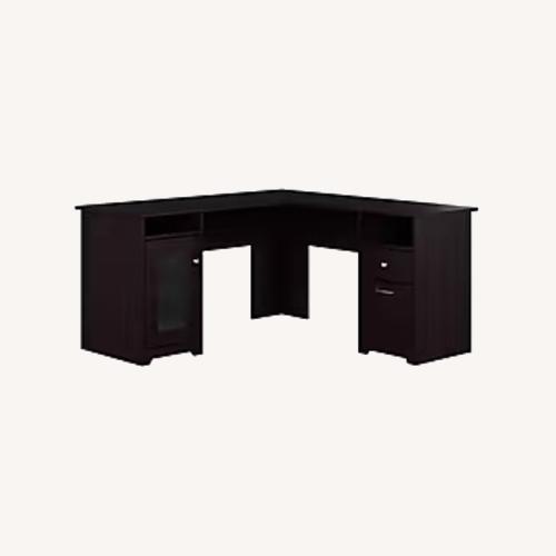 Used Black Wood Desk for sale on AptDeco
