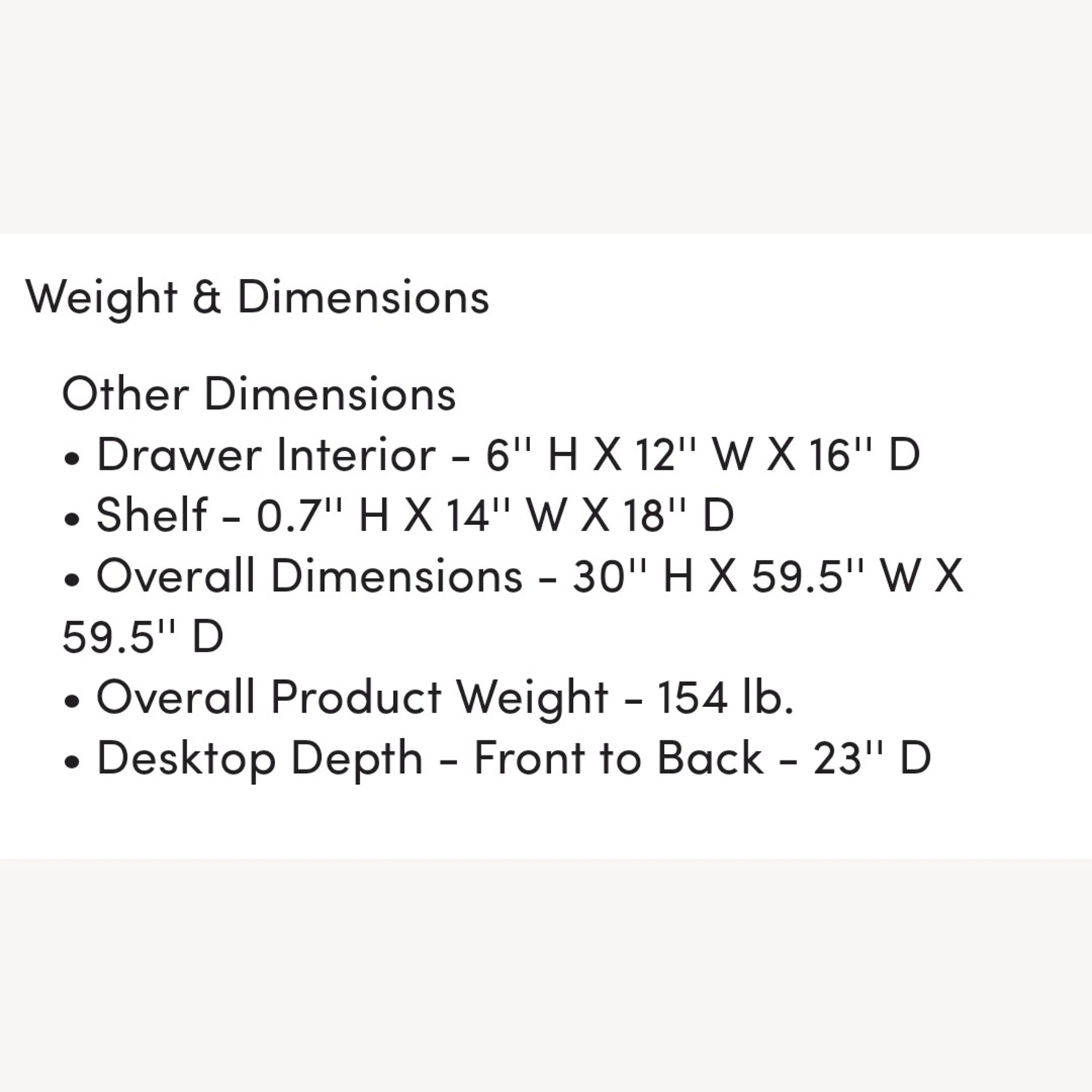 Black Wood Desk - image-4