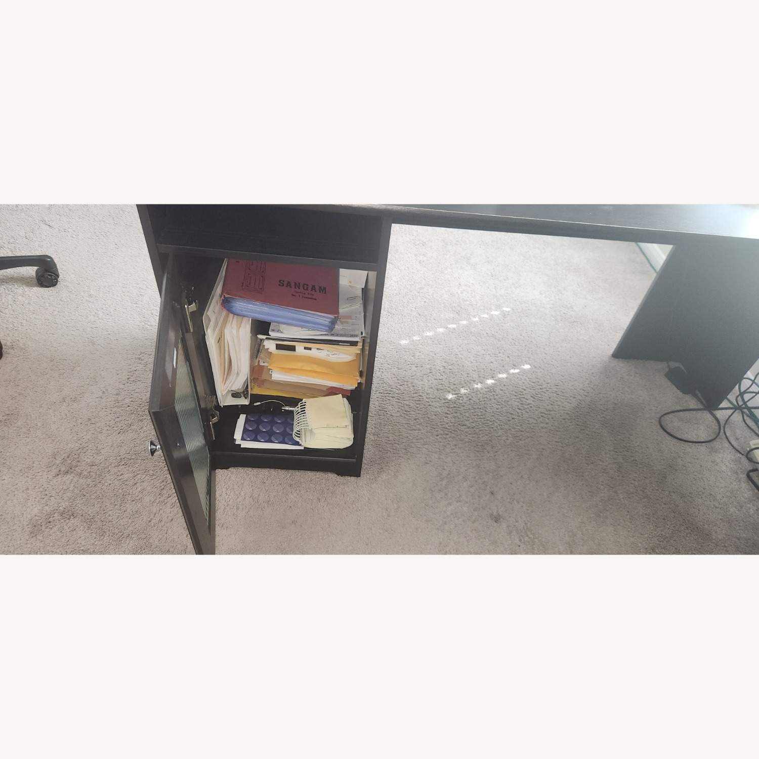 Black Wood Desk - image-7