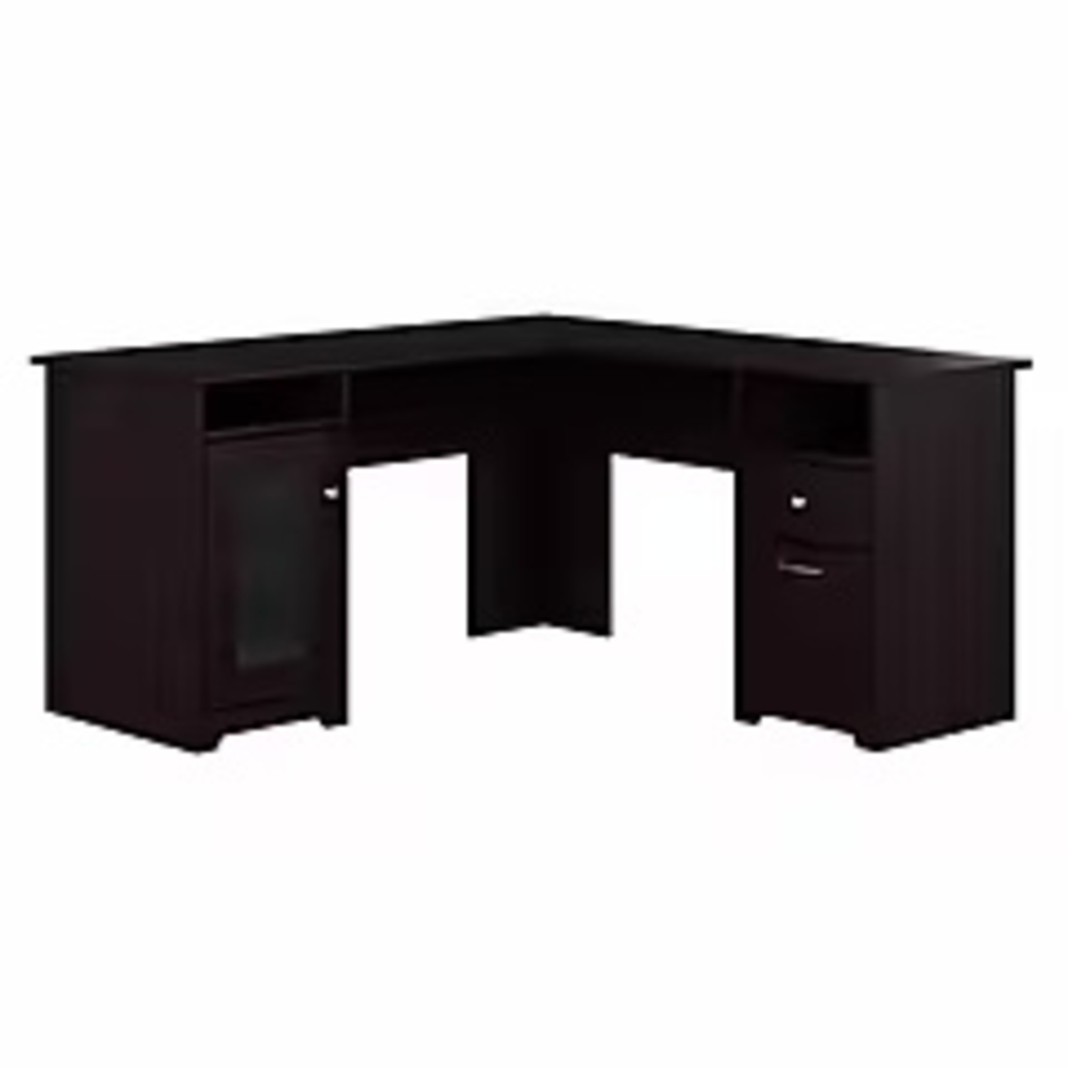Black Wood Desk - image-0