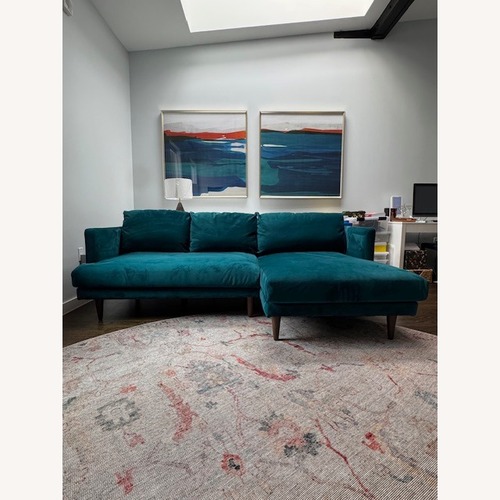 Used Lewis Apartment Sectional with Chaise  for sale on AptDeco