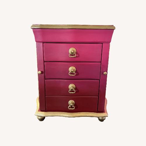 Used Jewelry Box Pink/Red for sale on AptDeco