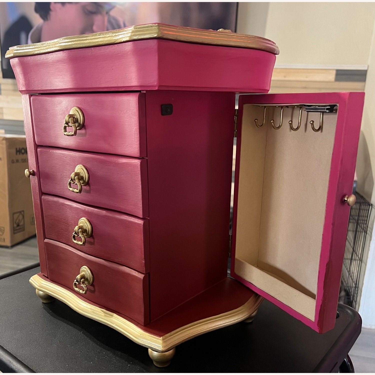 Jewelry Box Pink/Red - image-5
