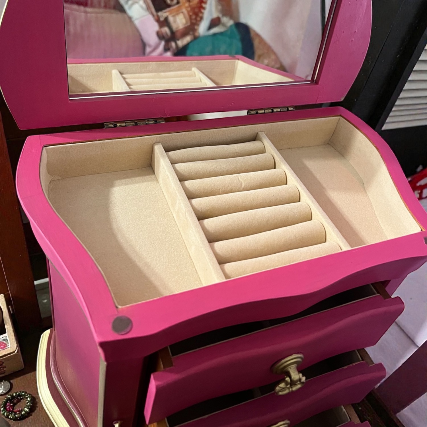 Jewelry Box Pink/Red - image-1