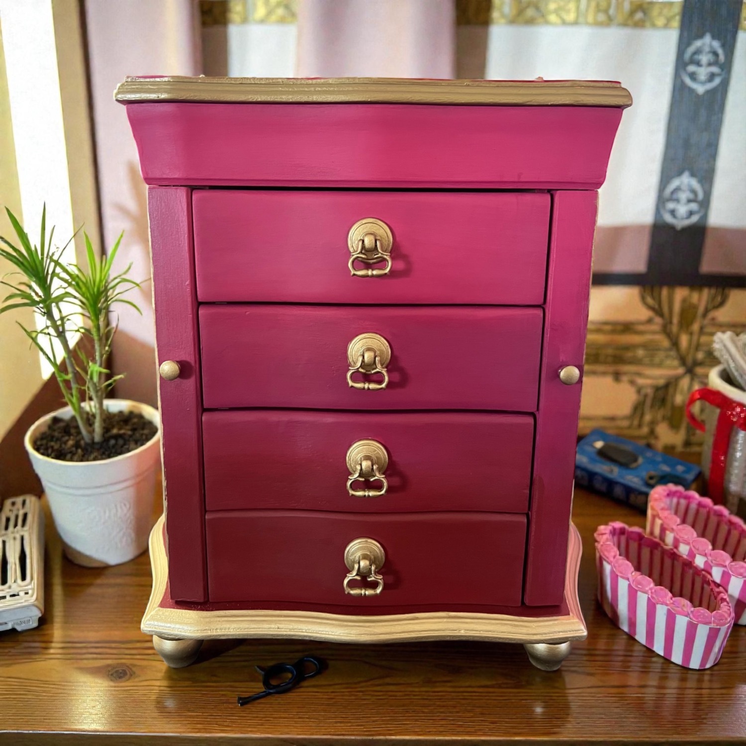 Jewelry Box Pink/Red - image-0