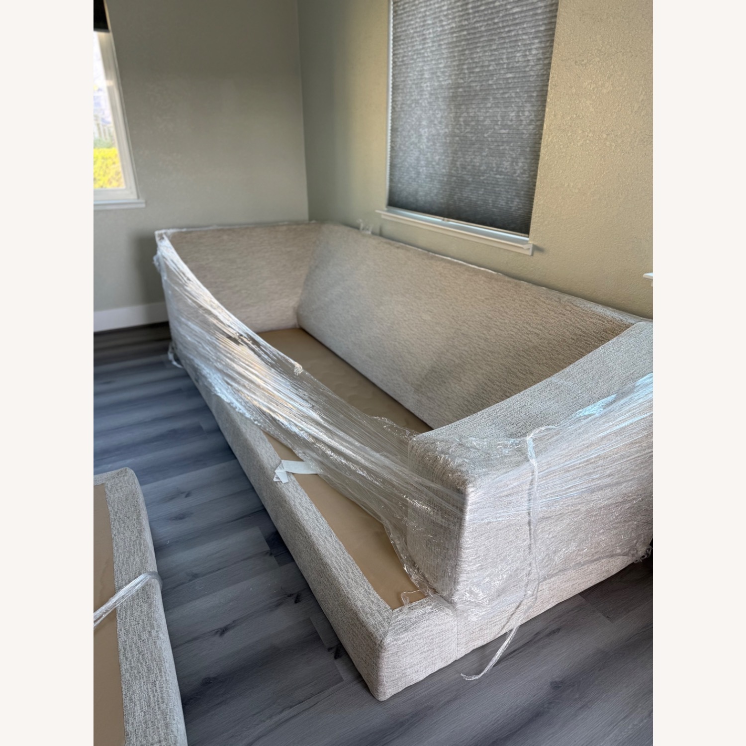 Natural Fabric 3+ Piece Sectional - image-5