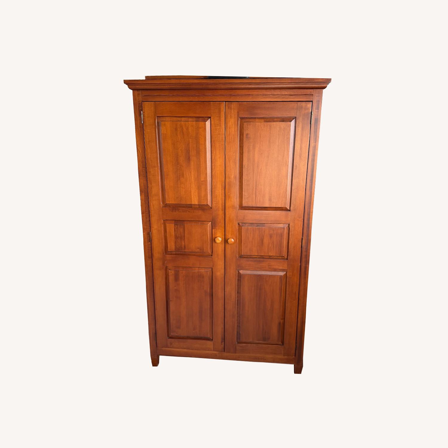 Ethan Allen Natural Armoire - image-0