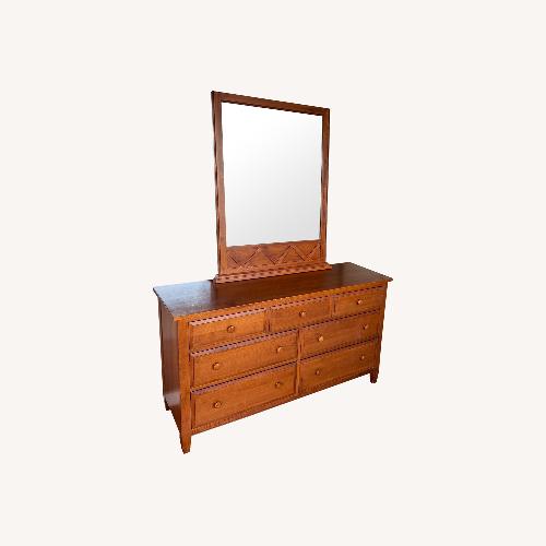 Used Ethan Allen Natural Wood Dresser for sale on AptDeco