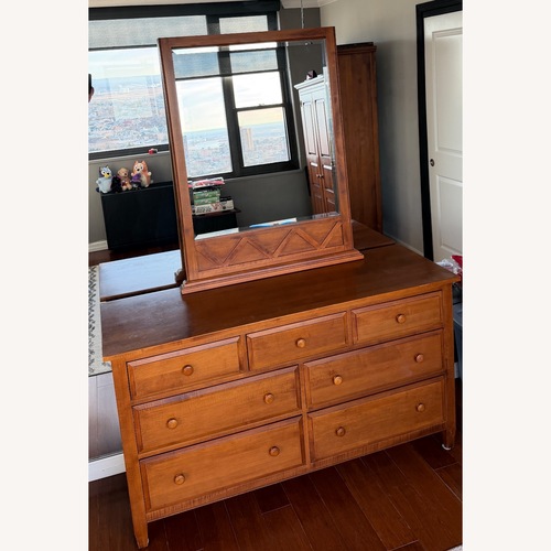 Used Ethan Allen Natural Wood Dresser for sale on AptDeco