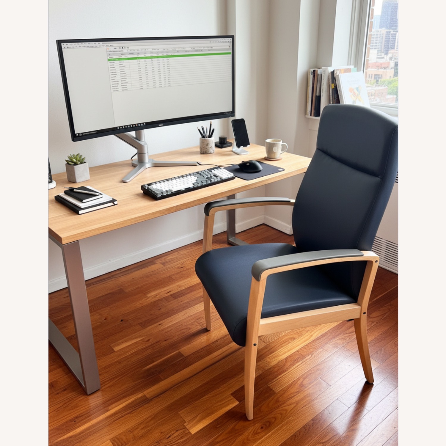 Krug Jordan Chair Anti Microbial Finish - image-0