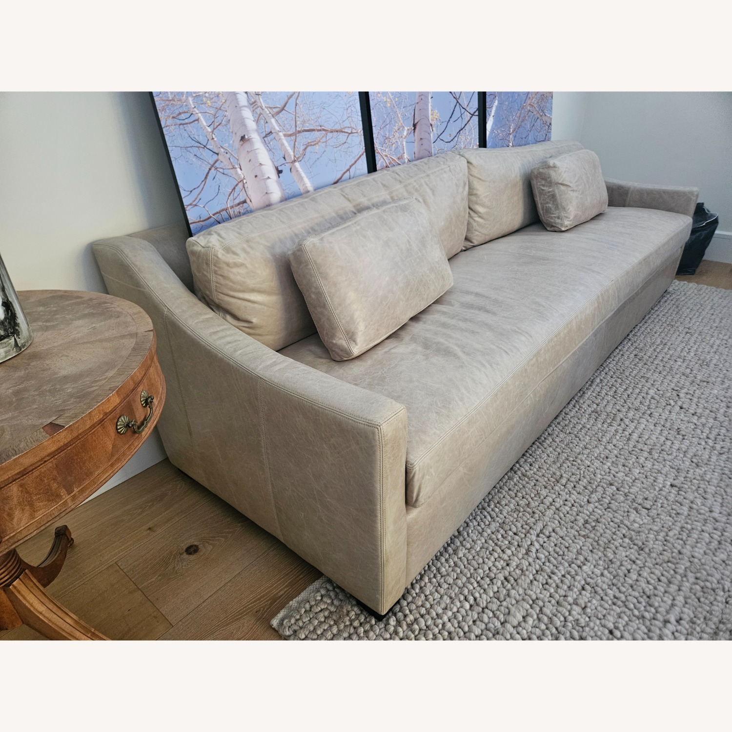 Restoration Hardware Modena Slope Arm Bench Seat Sofa and Ottomann - image-2