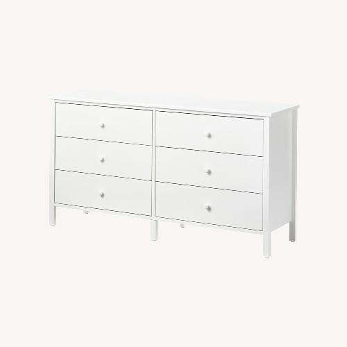 Used IKEA White Wood Dresser for sale on AptDeco