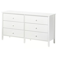 IKEA White Wood Dresser