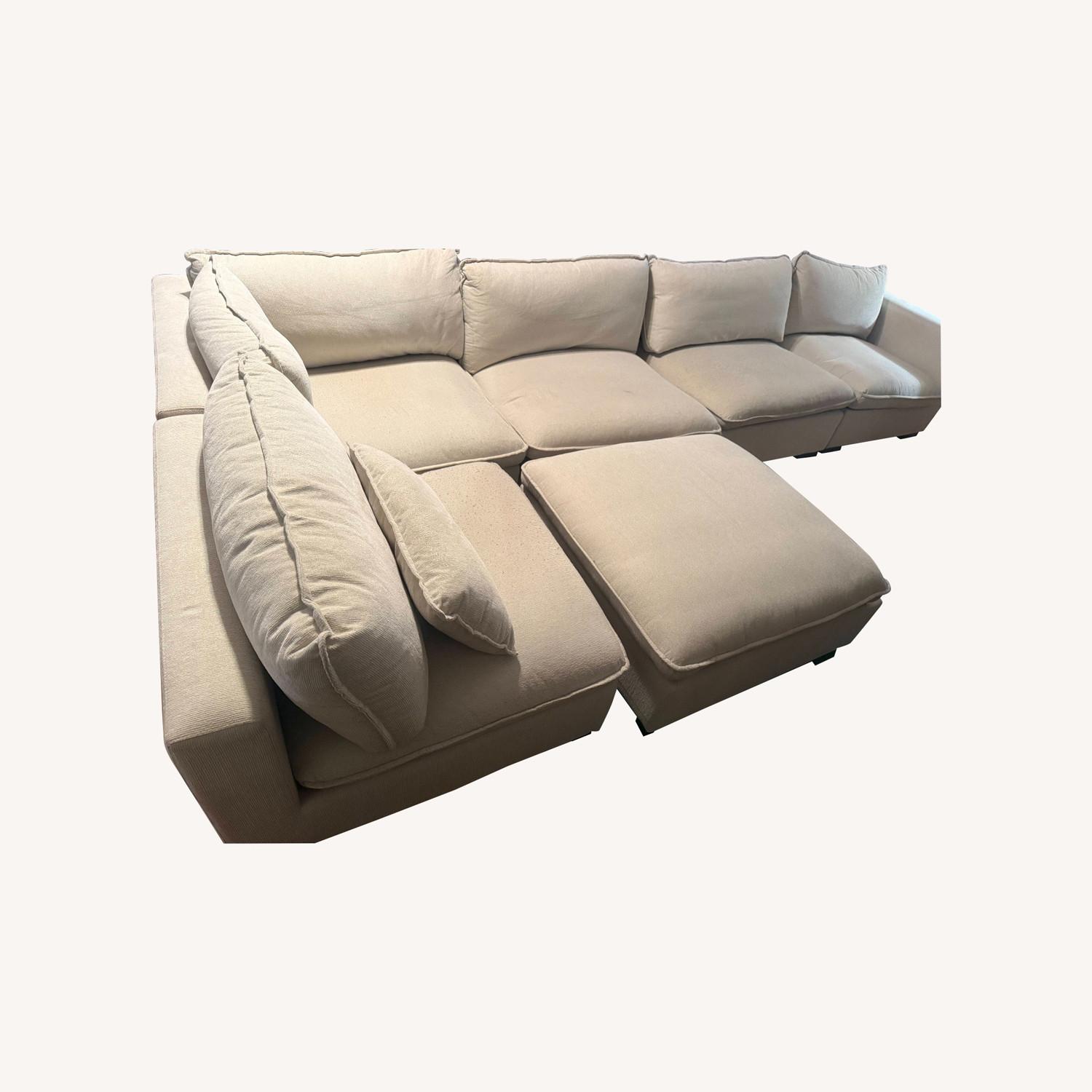 Wayfair 6 Piece Modular Sectional w Ottoman - image-8